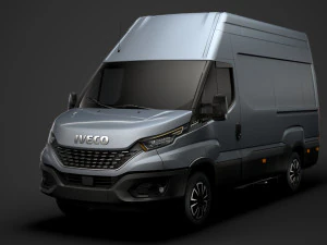 iveco daily van l3h3 2020 3D Model