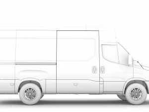 iveco daily van l3h3 2020 3D Model