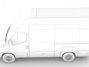 iveco daily van l3h3 2020 3D Model