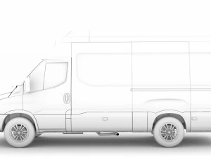 iveco daily van l3h3 2020 3D Model