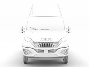 iveco daily van l3h3 2020 3D Model