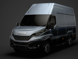 iveco daily van l3h3 2020 3D Model