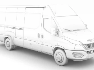 iveco daily van l4h2 2020 Modello 3D