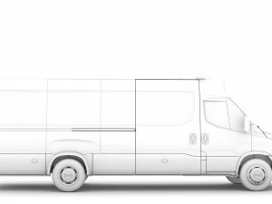iveco daily van l4h2 2020 Modello 3D