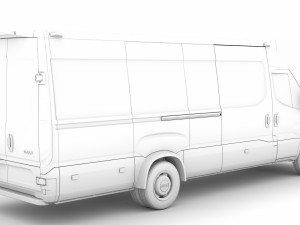iveco daily van l4h2 2020 Modelo 3D