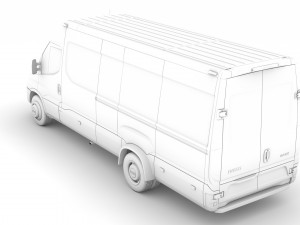 iveco daily van l4h2 2020 Modelo 3D