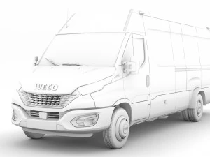 iveco daily van l4h2 2020 Modello 3D
