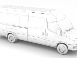 iveco daily van l4h2 2020 Modelo 3D