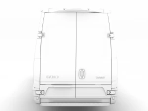 iveco daily van l4h2 2020 Modello 3D