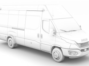iveco daily van l4h3 2020 3D मॉडल