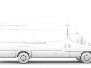 iveco daily van l4h3 2020 3D मॉडल