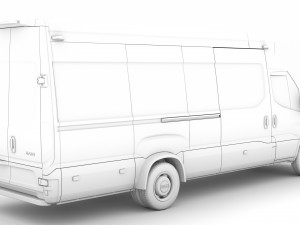 iveco daily van l4h3 2020 3D मॉडल