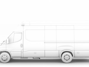 iveco daily van l4h3 2020 3D मॉडल