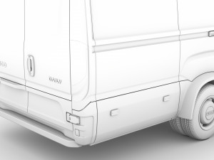 iveco daily van l4h3 2020 3D मॉडल