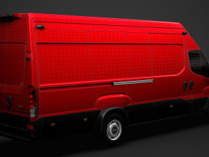 iveco daily van l4h3 2020 3D मॉडल