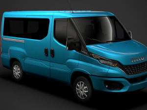 iveco daily window van l1h1 2020 3D Model