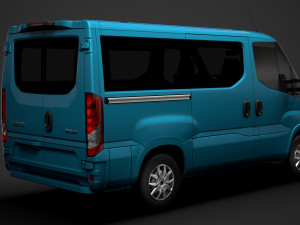 iveco daily window van l1h1 2020 Modello 3D