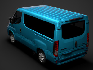 iveco daily window van l1h1 2020 Modello 3D