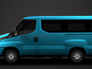 iveco daily window van l1h1 2020 Modello 3D