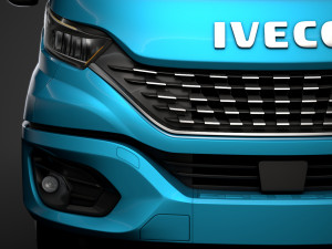 iveco daily window van l1h1 2020 Modello 3D