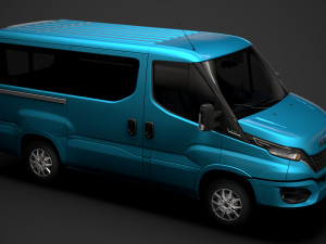 iveco daily window van l1h1 2020 Modello 3D