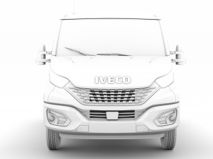 iveco daily window van l1h1 2020 Modello 3D
