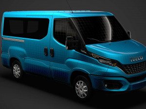 iveco daily window van l1h1 2020 Modello 3D