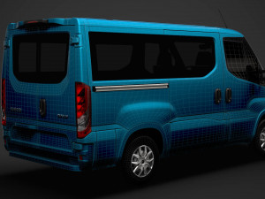 iveco daily window van l1h1 2020 Modello 3D