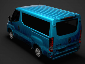 iveco daily window van l1h1 2020 Modello 3D