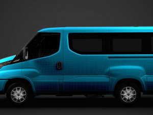 iveco daily window van l1h1 2020 Modello 3D