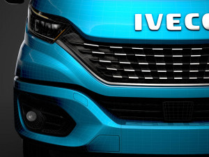 iveco daily window van l1h1 2020 Modello 3D