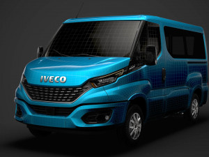 iveco daily window van l1h1 2020 Modello 3D