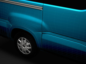 iveco daily window van l1h1 2020 Modello 3D