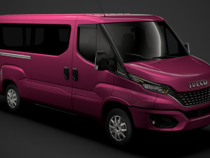 iveco daily window van l2h1 2020 3D Model