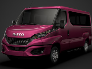 iveco daily window van l2h1 2020 3D-Modell