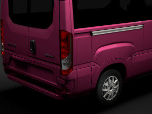 iveco daily window van l2h1 2020 3D-Modell