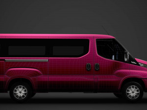 iveco daily window van l2h1 2020 3D-Modell