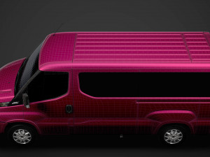 iveco daily window van l2h1 2020 3D-Modell