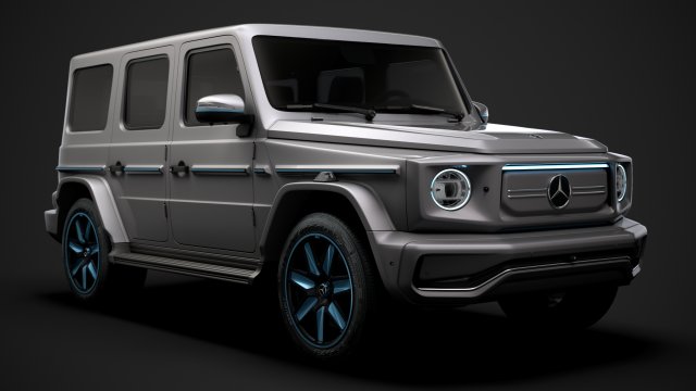 mercedes benz eqg 2022 Model 3D .c4d .max .obj .3ds .fbx .stl .blend 