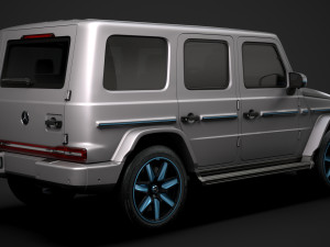 mercedes benz eqg 2022 Model 3D