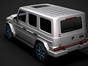 mercedes benz eqg 2022 Model 3D