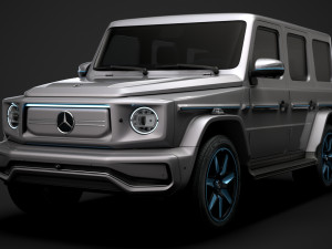 mercedes benz eqg 2022 Model 3D