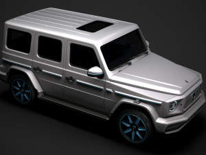 mercedes benz eqg 2022 Model 3D
