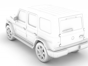 mercedes benz eqg 2022 Model 3D