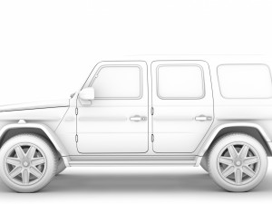mercedes benz eqg 2022 Model 3D