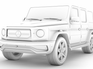 mercedes benz eqg 2022 Model 3D