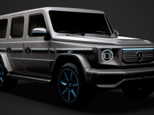 mercedes benz eqg 2022 Model 3D