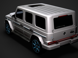 mercedes benz eqg 2022 Model 3D