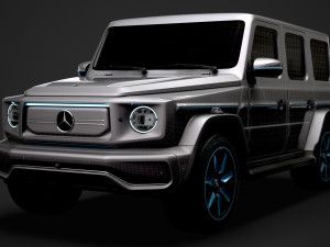 mercedes benz eqg 2022 Model 3D