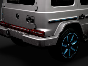 mercedes benz eqg 2022 Model 3D